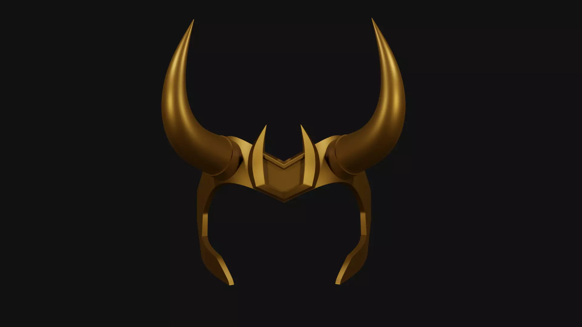 Crown Loki series version 3D print model_0