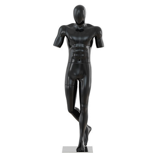 Black Male Mannequin 59 3D model