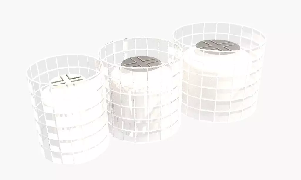 Purifying container of the Asia Culture Center Free 3D model