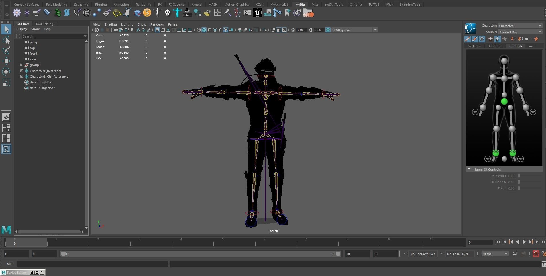 Black Knight Low-poly 3D model_41