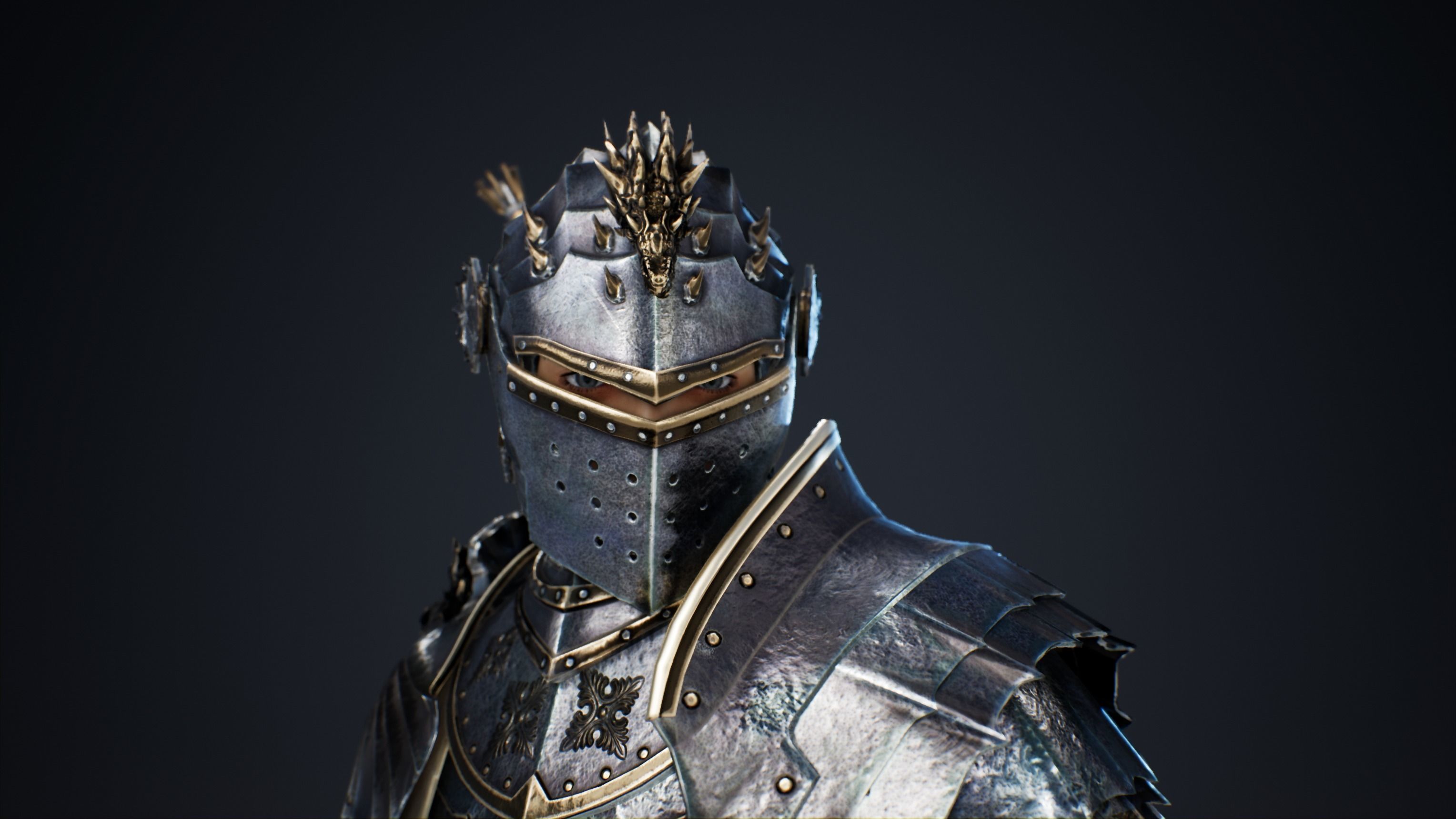 Black Knight Low-poly 3D model_32