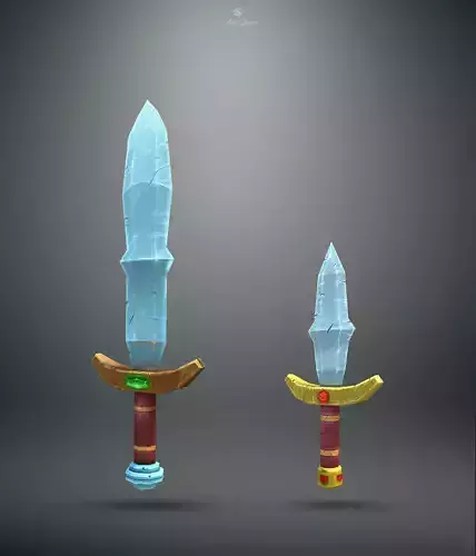 Sword and Dagger stylized