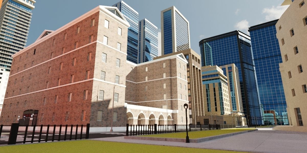 The City with 3D model_10