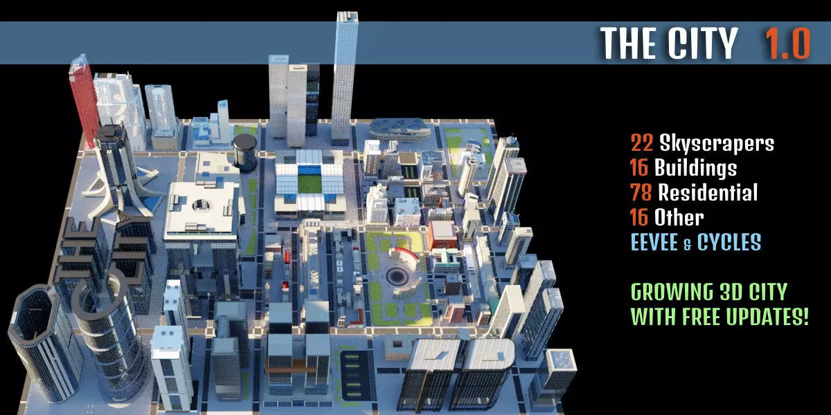 The City with 3D model_0