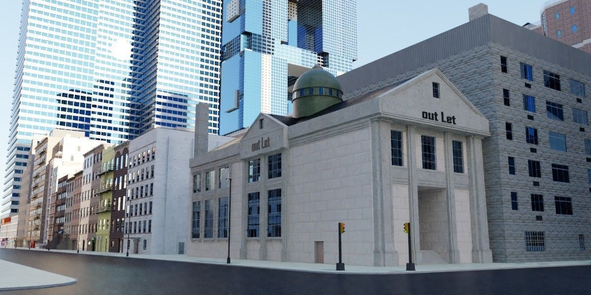 The City with 3D model_15