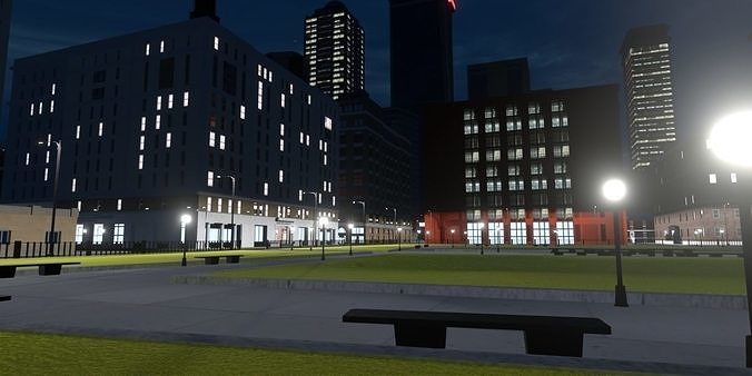 The City with 3D model 4