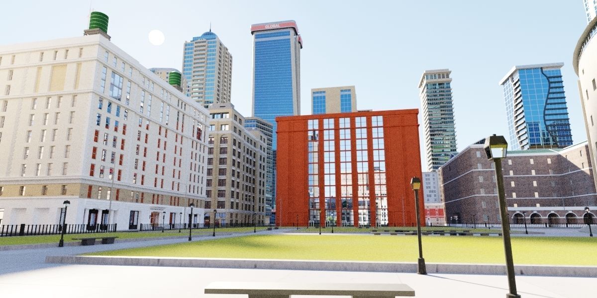 The City with 3D model_8