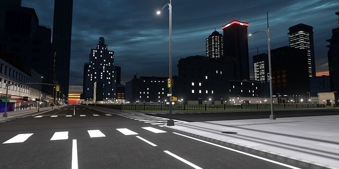 The City with 3D model 7