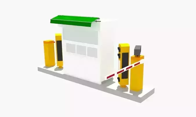 Parking breakers Free 3D model