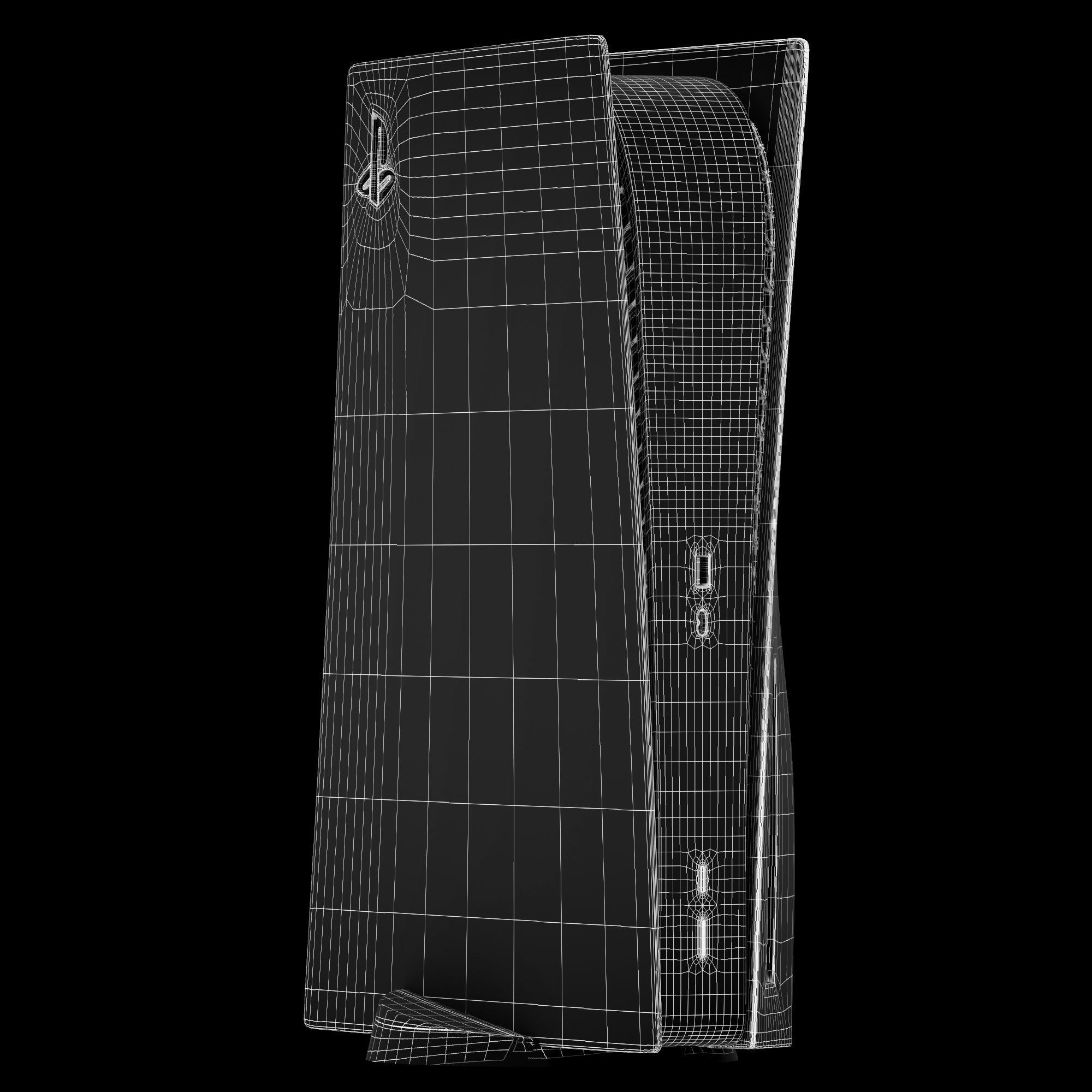 PS5 Console 3D model_9