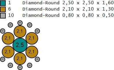 Ring with diamond Illusion setting 3D print model_2