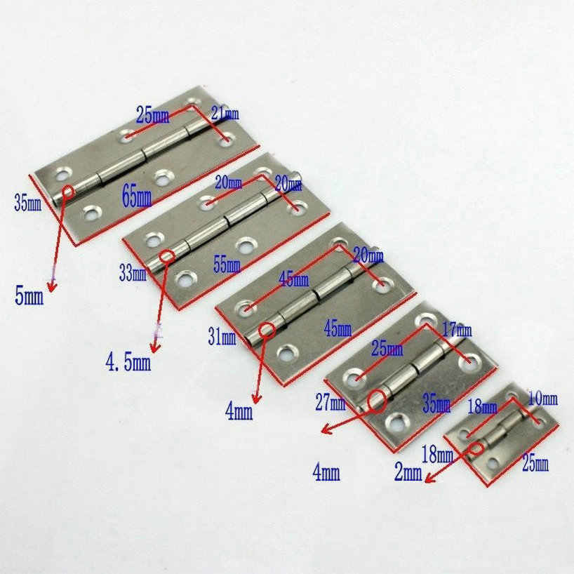 Hinge stainless steel door hinges Low-poly 3D model_5