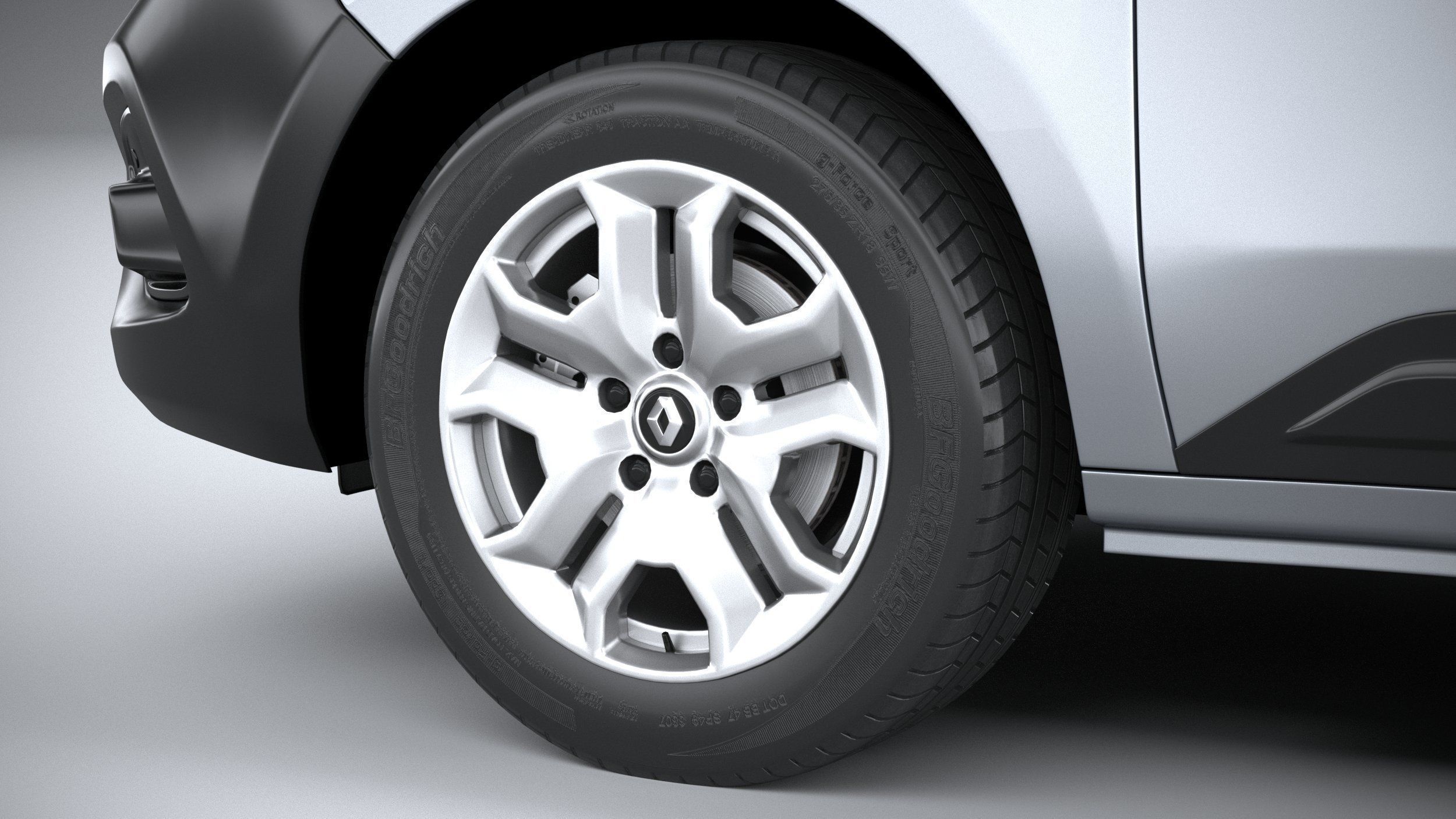 Renault Kangoo Van 2021 3D model_16