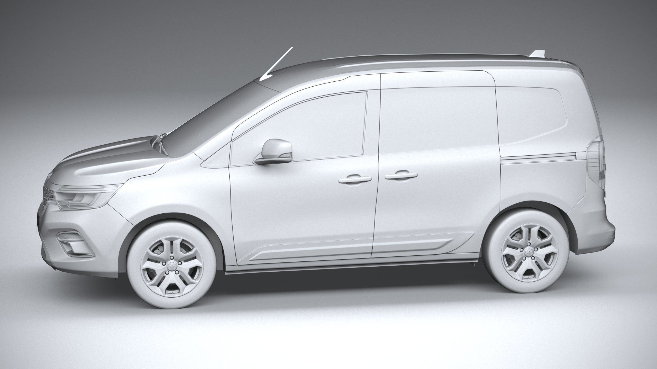 Renault Kangoo Van 2021 3D model_22