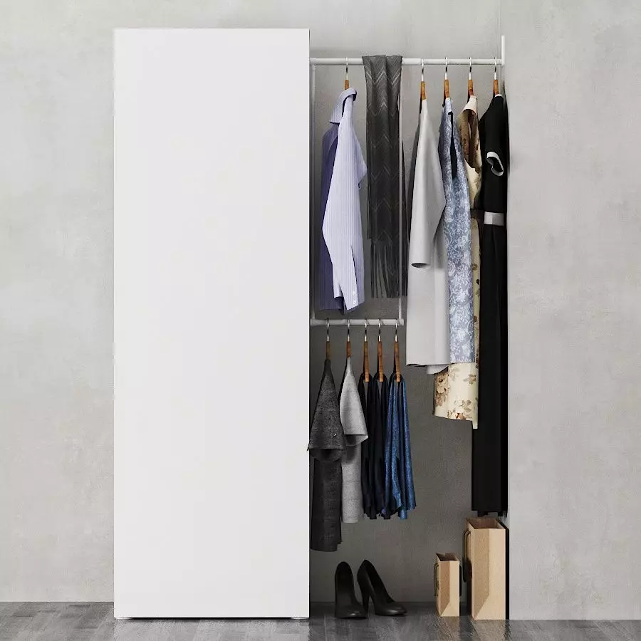 Ikea Combination Wardrobe Ophus 3D model_0