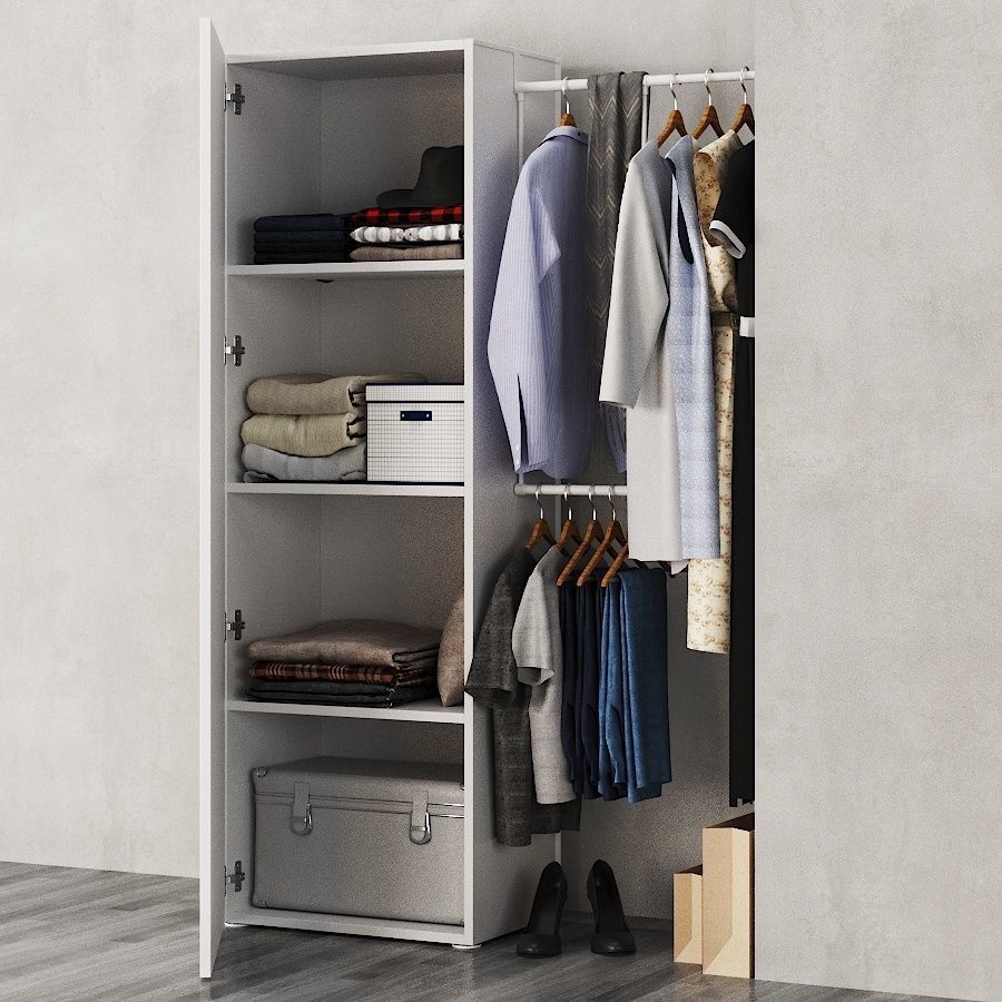 Ikea Combination Wardrobe Ophus 3D model_3