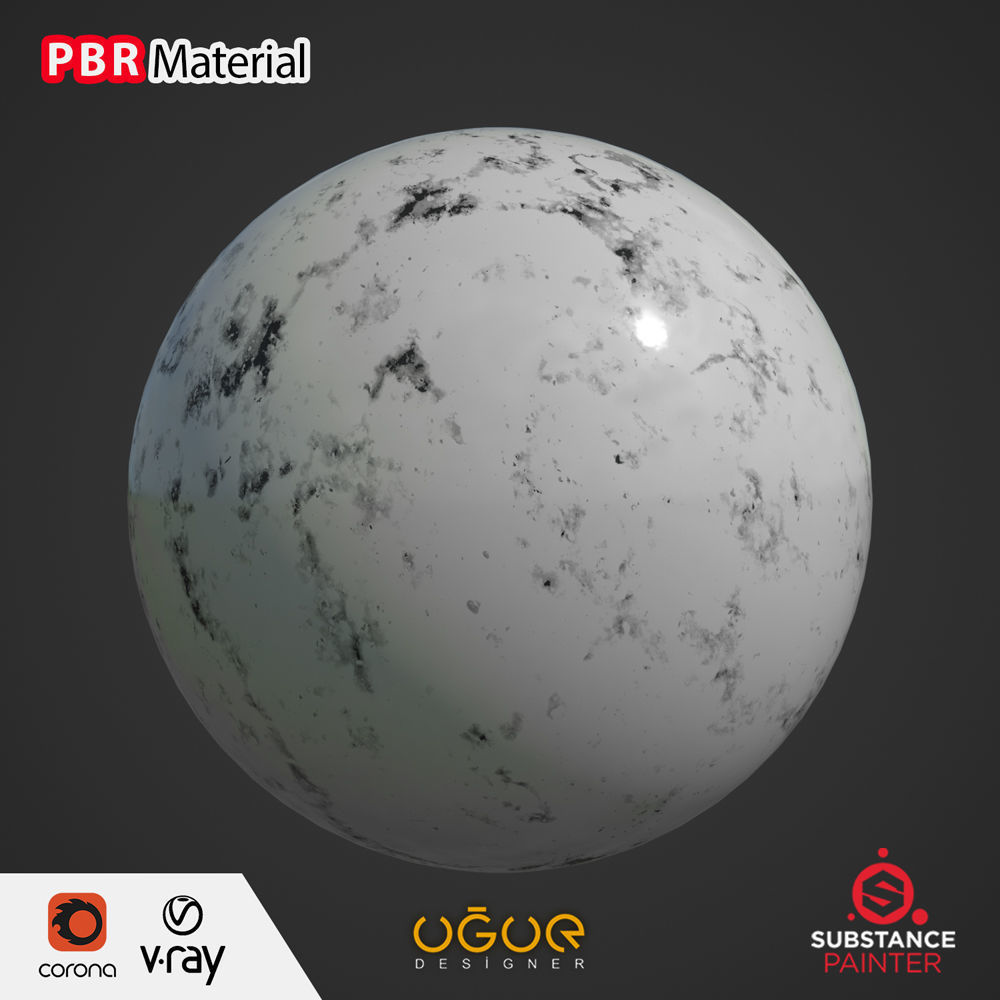 Marble PBR Material Texture_7