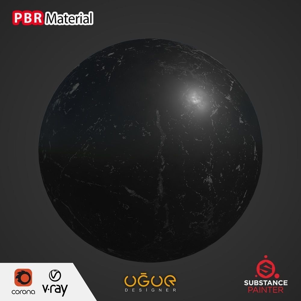 Marble PBR Material Texture_3