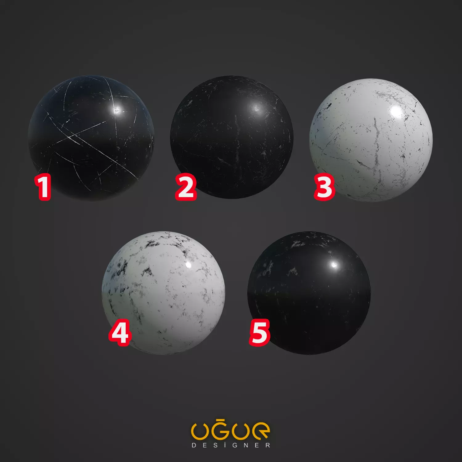 Marble PBR Material Texture_0