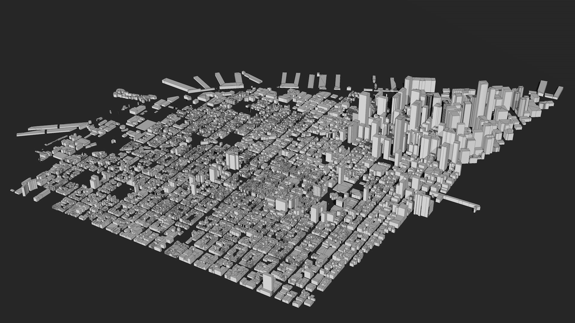 San Francisco City Low-poly 3D model_7