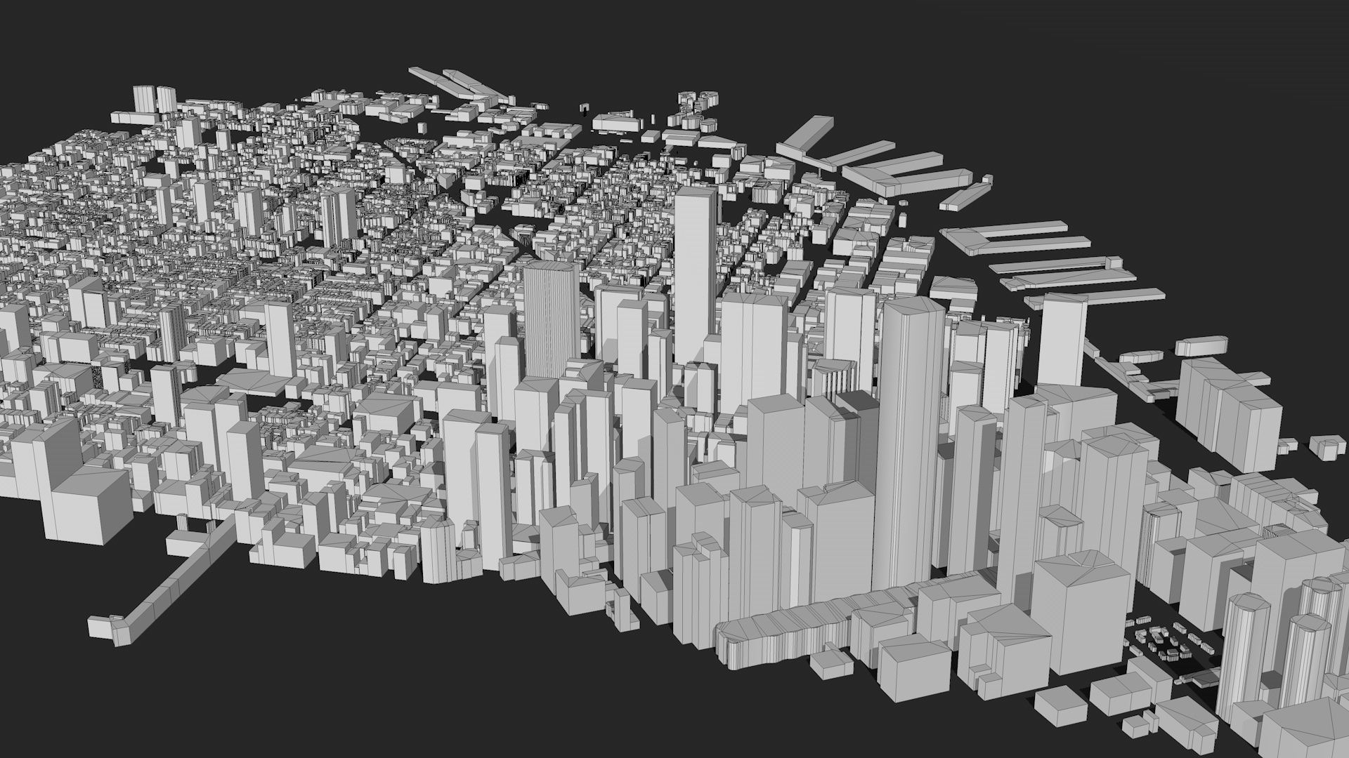San Francisco City Low-poly 3D model_6