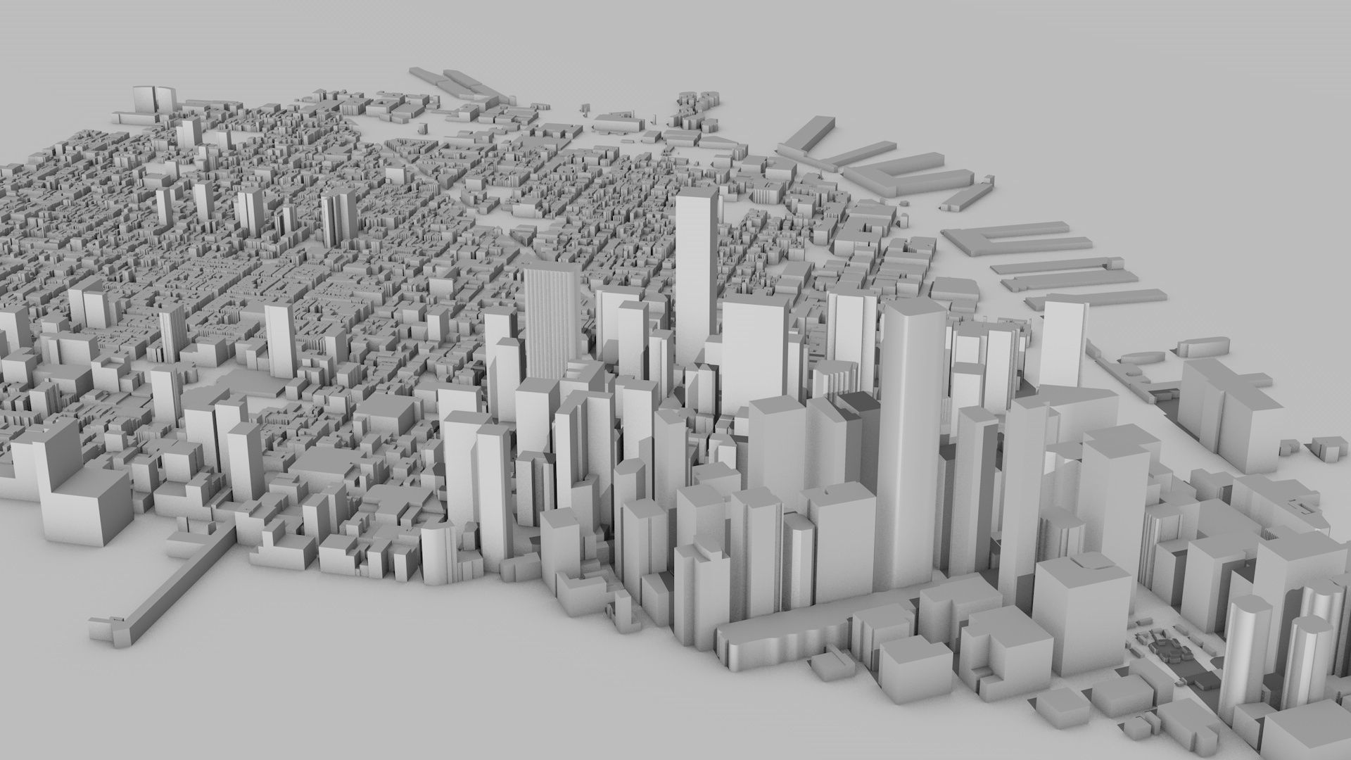 San Francisco City Low-poly 3D model_5