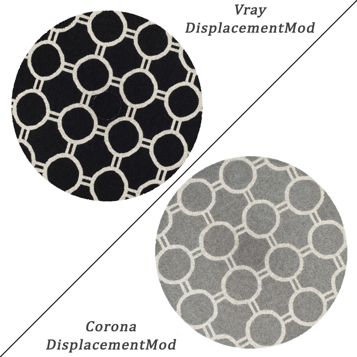 Round Rug Set 78 3D model_1