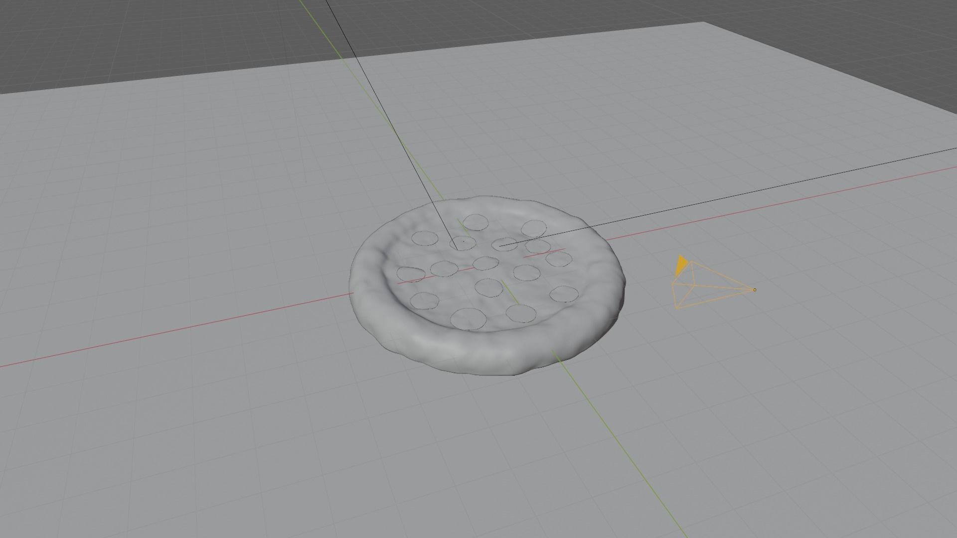 Pepperoni Pizza 3D model_2