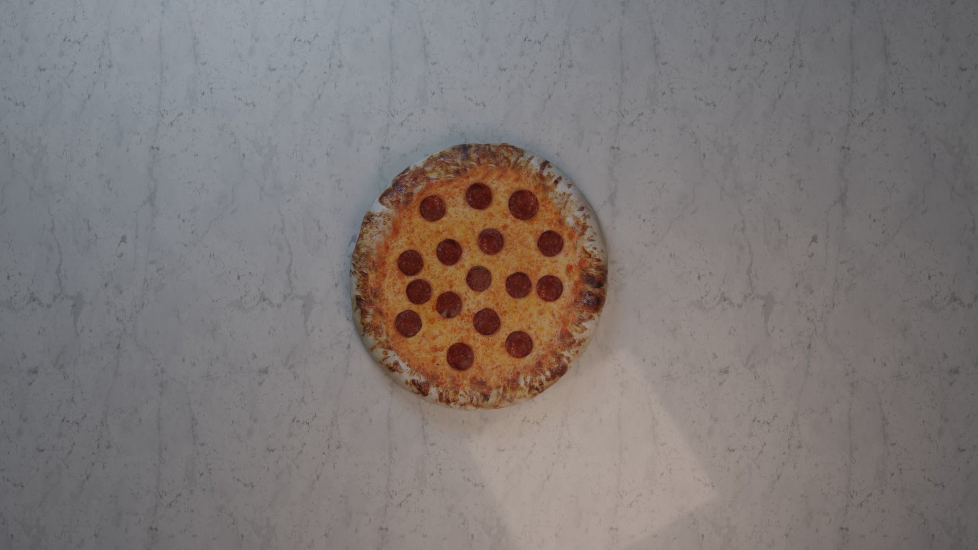 Pepperoni Pizza 3D model_8