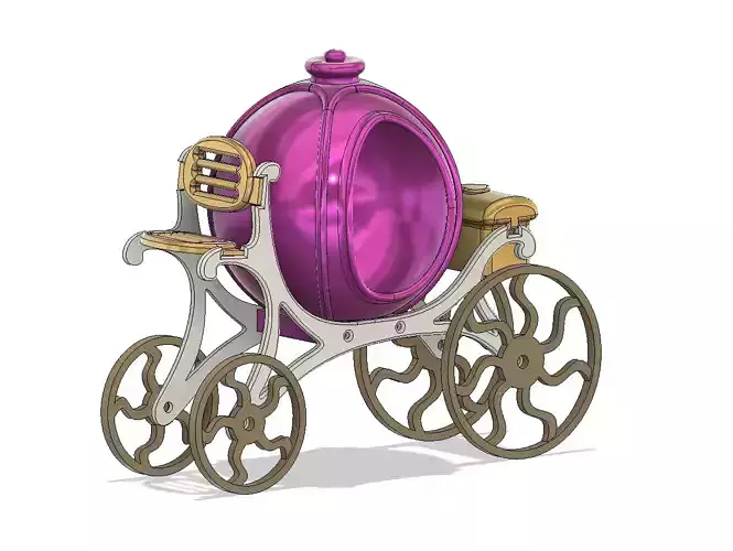 Cinderella Carriage 3D print model