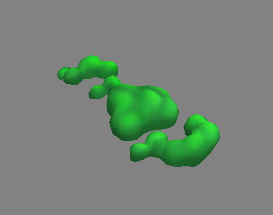 Cartoon virus bacillus Low-poly 3D model_1