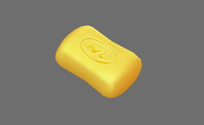 Cartoon soap Low-poly 3D model