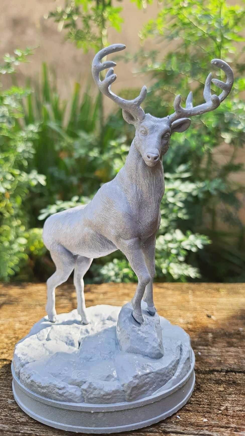 Deer  Sculpture 3D print model_4