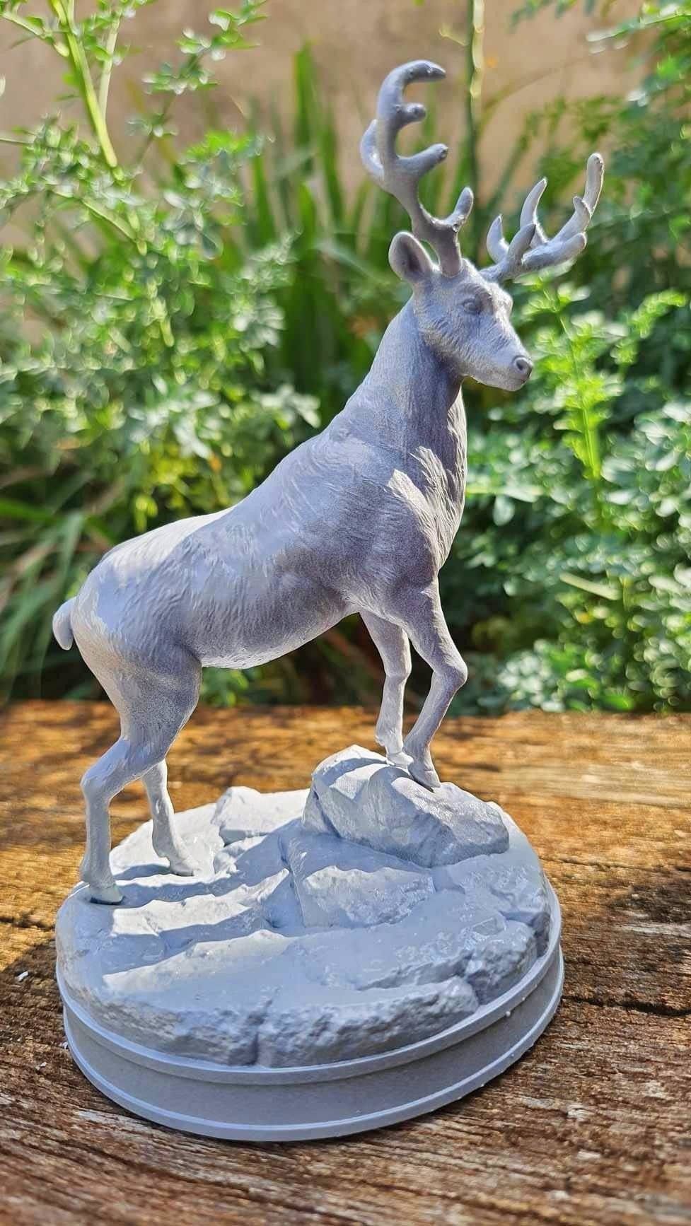 Deer  Sculpture 3D print model_8