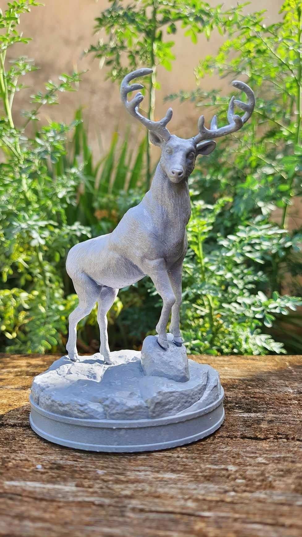 Deer  Sculpture 3D print model_3