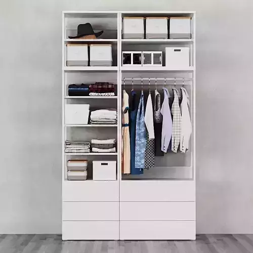 IKEA OPHUS Wardrobe with 6 drawers