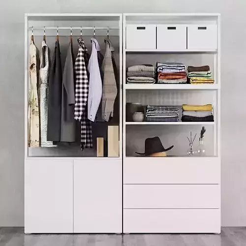 IKEA Ophus Wardrobe 2-Door and 3 Drawers