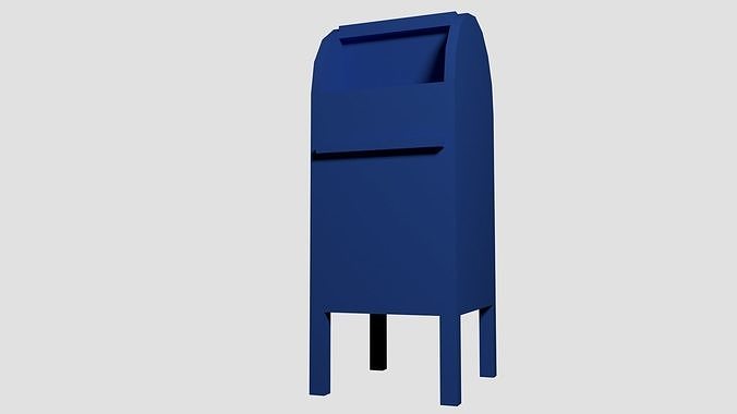 Mailbox Free low-poly 3D model