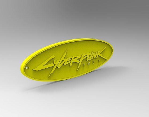 Cyberpunk Keychain Free 3D print model