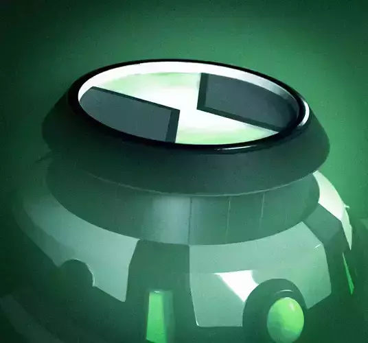 Omnitrix sci-fi ring 3D model