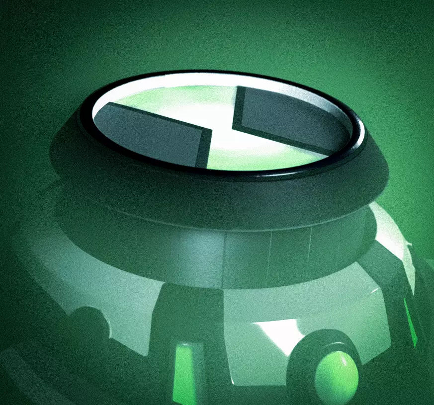 Omnitrix sci-fi ring 3D model_0