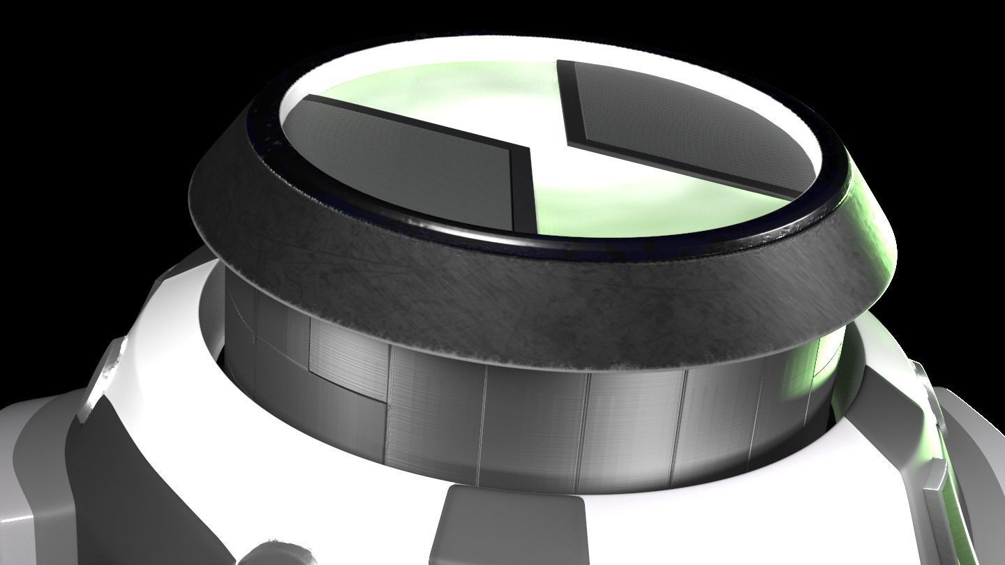 Omnitrix sci-fi ring 3D model_13