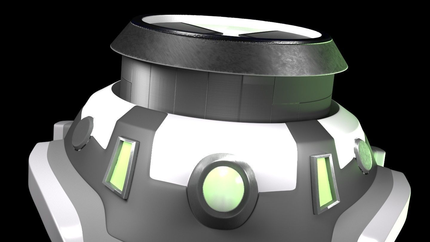 Omnitrix sci-fi ring 3D model_14