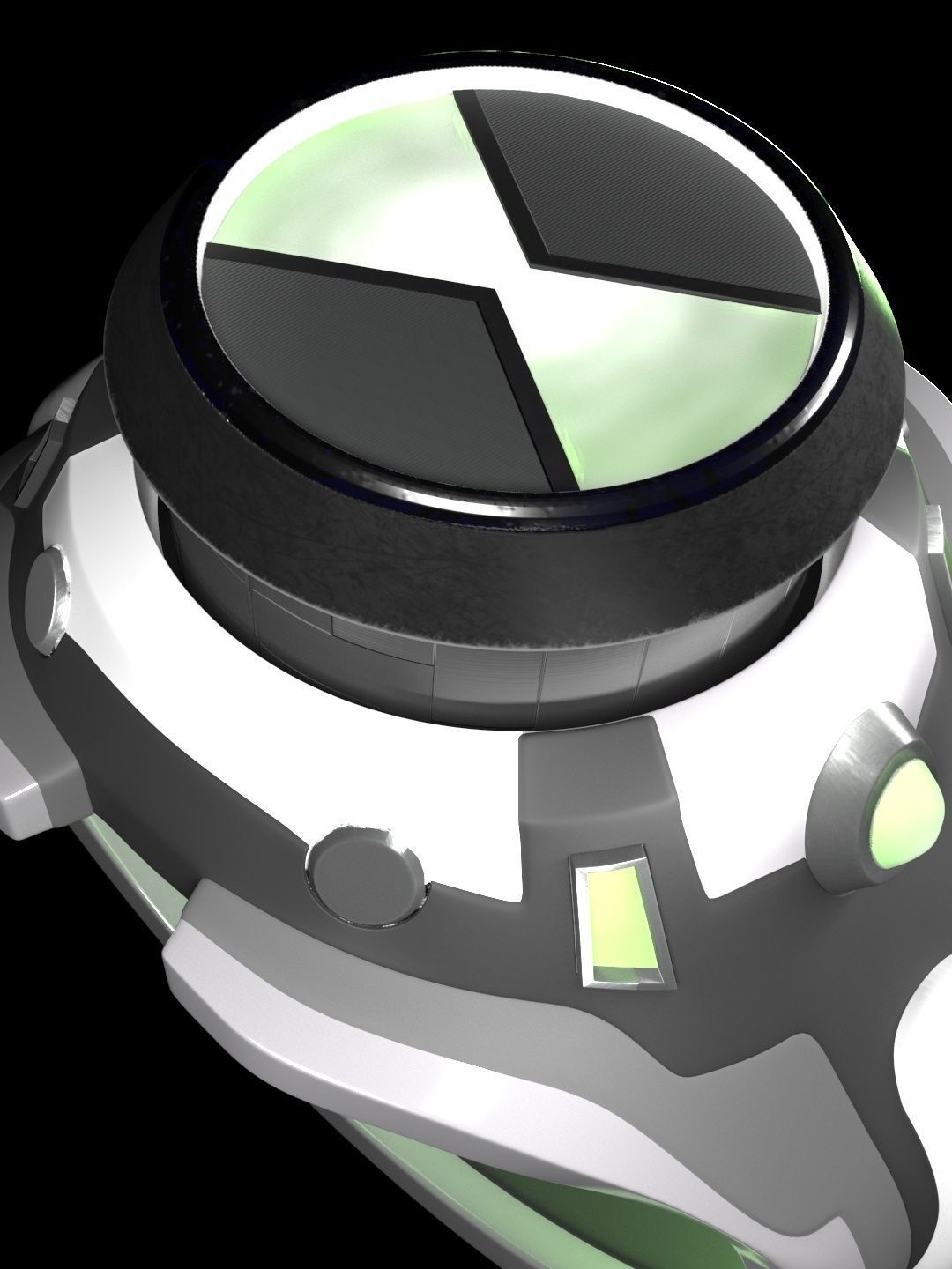 Omnitrix sci-fi ring 3D model_12