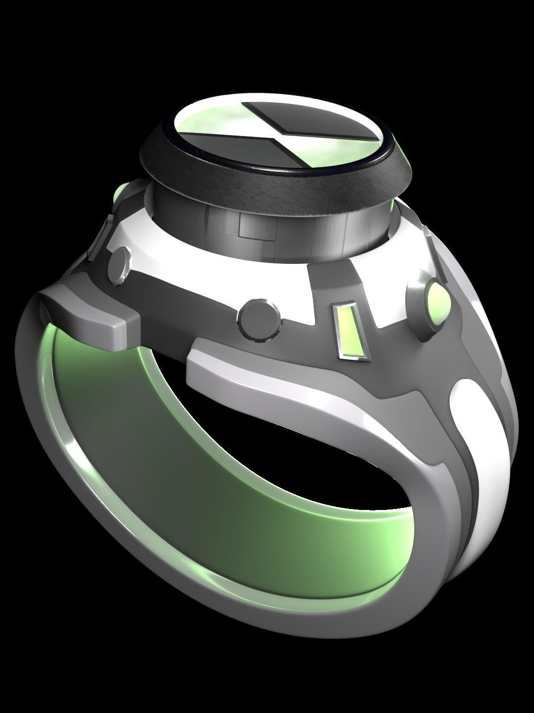 Omnitrix sci-fi ring 3D model_10