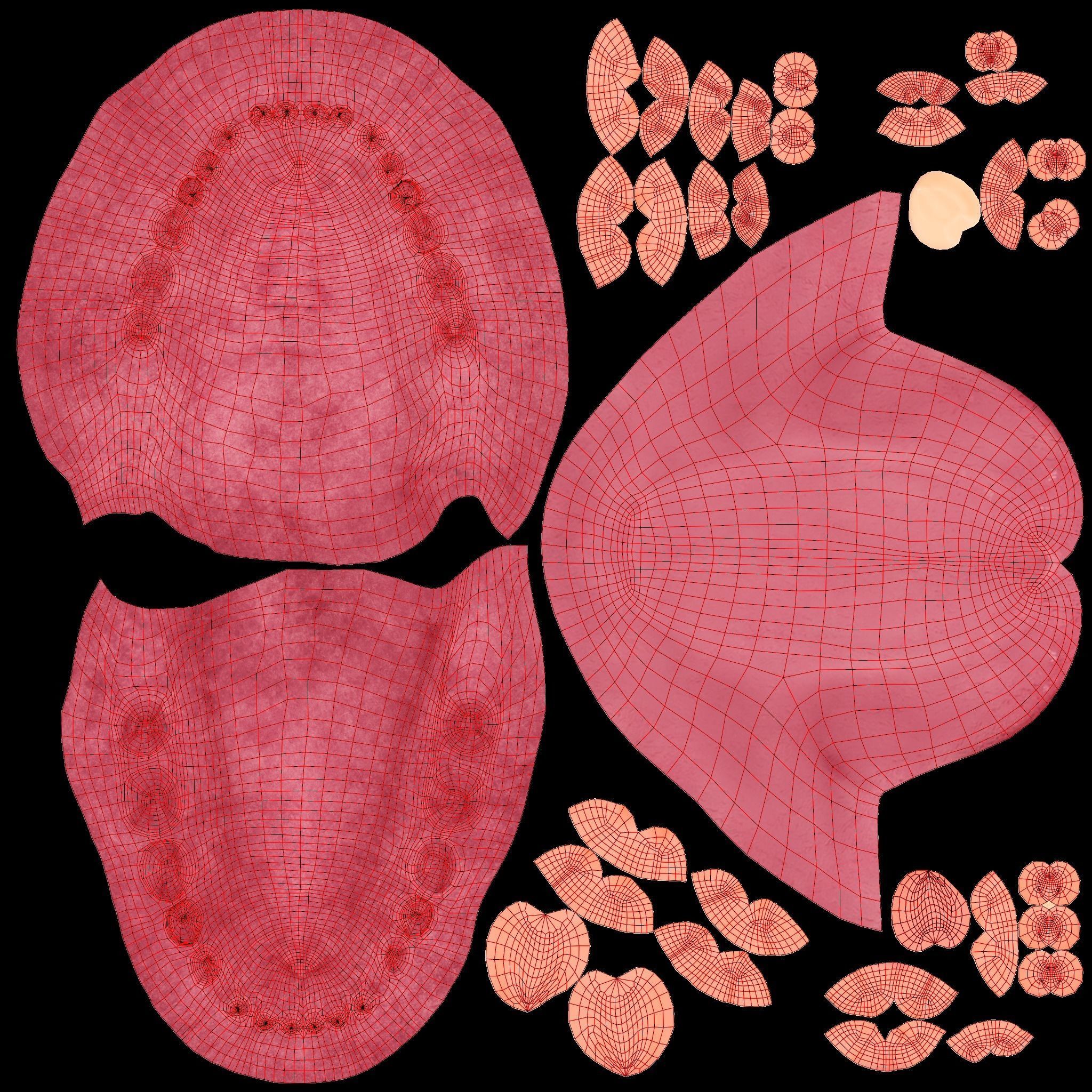 Golden Snub-nosed Monkey Animated 3D model_18