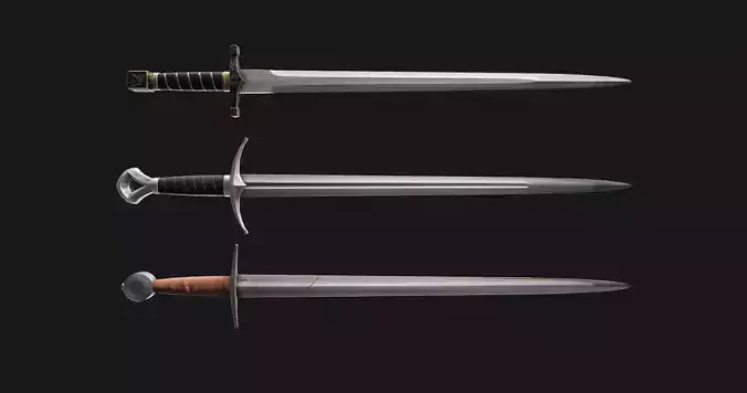Tiered arming swords - Game res