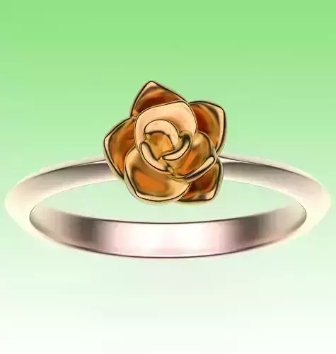 Ring Blooming Rose