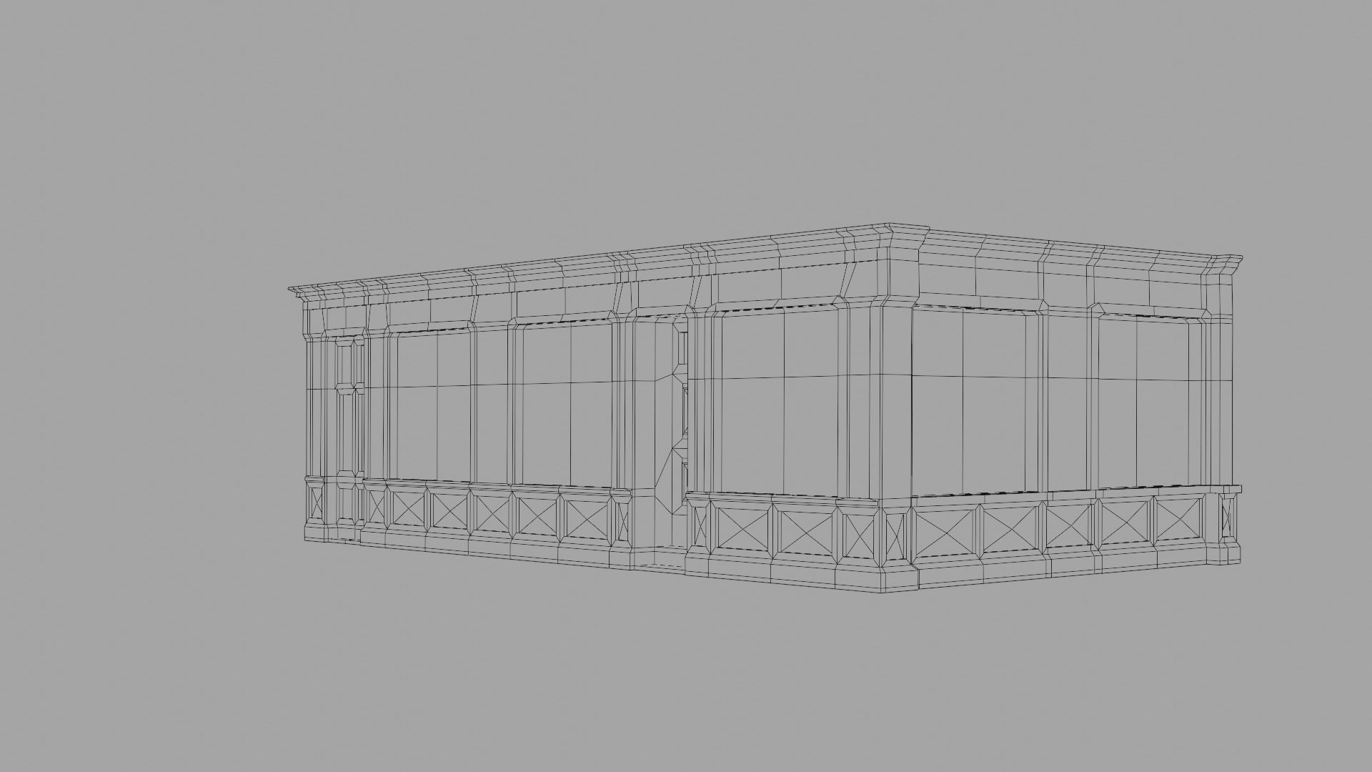 Old House low poly Free low-poly 3D model_5