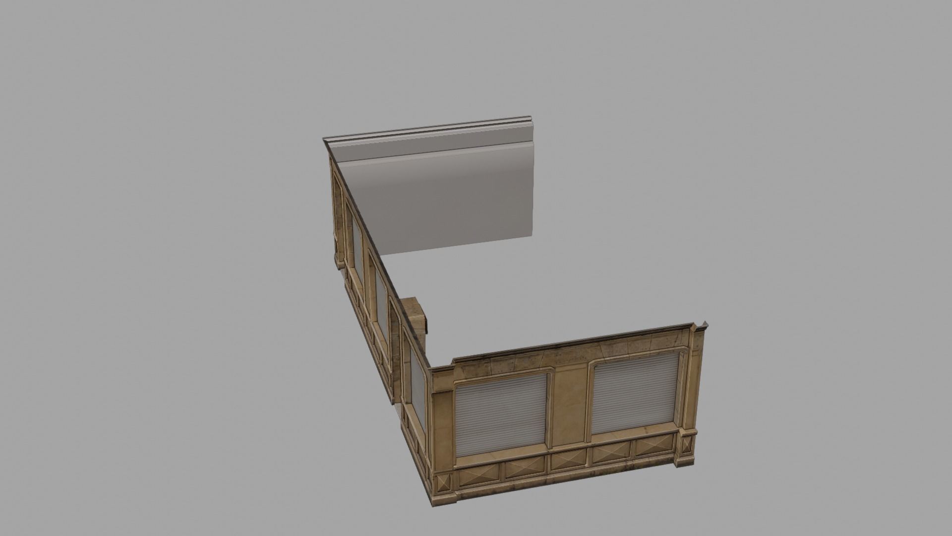 Old House low poly Free low-poly 3D model_4